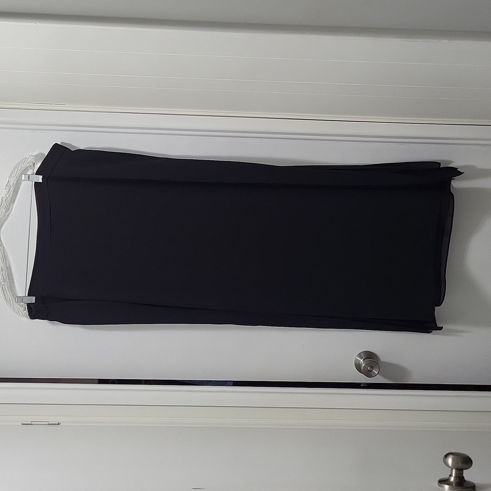 Formal Maxi Black Skirt Plus Sz 18